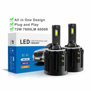 72W 7600LM plug and play G2 pro CSP Chips Canbus H7 specialized led bulbs low beam for VW golf 7 headlight