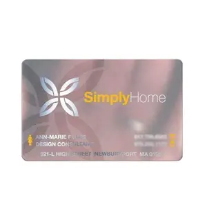 Impresión de logotipo personalizado, tamaño de tarjeta de crédito, Protector RFID PVC, tarjeta inteligente de plástico, venta al por mayor