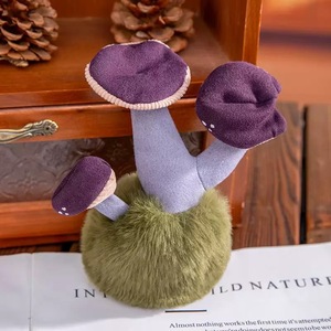 Juguetes <span class=keywords><strong>de</strong></span> peluche <span class=keywords><strong>de</strong></span> fábrica: Trío <span class=keywords><strong>de</strong></span> setas moradas con forma <span class=keywords><strong>de</strong></span> bola <span class=keywords><strong>de</strong></span> musgo, animales <span class=keywords><strong>de</strong></span> peluche <span class=keywords><strong>de</strong></span> dibujos animados blandos, premio para máquina <span class=keywords><strong>de</strong></span> garras para tienda <span class=keywords><strong>de</strong></span> juegos recreativos - Product Image 1