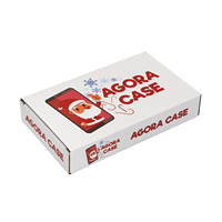 Caja de Cartón Blanca al por Mayor con Diseño de Cámara Roja, Empaque Moderno para Fundas de Teléfono, Rollos de Película y Accesorios
