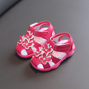 Sandálias para Bebês Meninas com Laço Fofo, Calçados para Crianças, Sandálias Macias para Primeiros Passos - Product Image 4