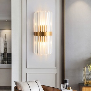 Crystal Wall Lamp Creative Nordic Living Room Backwall Light Indoor Corridor Hotel Light Luxury Bedroom Bedside Lamp