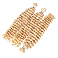 613 paquet de cheveux humains brésiliens bruts, tissage de paquets de cheveux alignés par cuticules vierges, extensions de cheveux humains bon marché doublement étirées