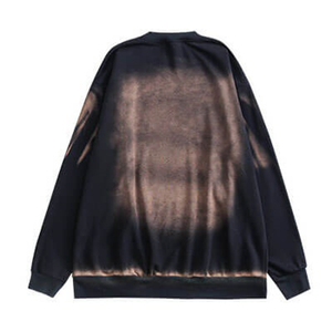 <span class=keywords><strong>Felpa</strong></span> Oversize con Collo Tondo e Stile Streetwear Effetto Vissuto <span class=keywords><strong>Marrone</strong></span>, Pullover Casual da <span class=keywords><strong>Uomo</strong></span>, Felpe Personalizzate - Product Image 4