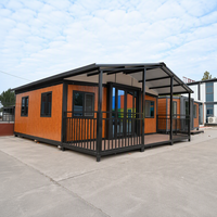 Maison modulaire extensible en conteneur, panneaux sandwich préfabriqués, chambre à coucher