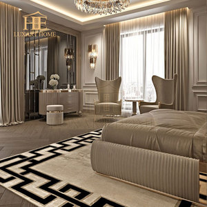 Mới Nhất Thiết Kế Thạc Sĩ Phòng Ngủ Giường Nhung Vải Lớn Đầu Giường Vua Kích Thước Lưu Trữ Giường Với Cao Đóng Hộp Nệm - Product Image 3