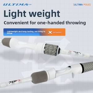 NOUVELLE Canne à pêche ULTIMA Plus pour la pêche au bar blanc, 1,98 m et 2,13 m, en carbone, pour lancer loin, pour la pêche à la ligne et au leurre en rivière et en ruisseau - Product Image 4