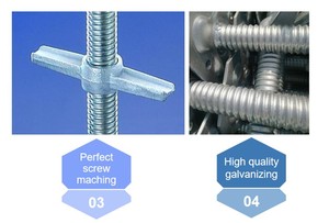 Giàn giáo Khung điều chỉnh ống Prop cơ sở Jack vít <span class=keywords><strong>Nut</strong></span> cho các bộ phận thang & giàn giáo - Product Image 6