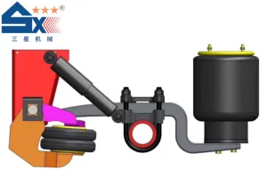 Suspensión neumática para remolque