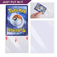 Protège-cartes transparents pour cartes à collectionner, protège-cartes transparents pour objets de collection TCG, stockage et expédition