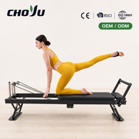 Machine de Pilates Reformer pliable pour la maison, cadre métallique, résistance réglable, lit de Pilates portable, équipement de gym à domicile OEM