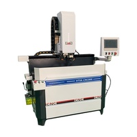 Machine de fraisage et de perçage CNC automatique à double tête pour quincaillerie de fenêtres et de portes