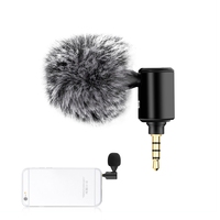 Microphone espion miniature PULUZ à prise jack 3,5 mm, unidirectionnel et réglable pour téléphone portable – Meilleure vente