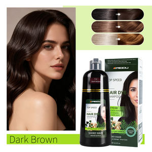 Shampoo colorant noir 3 en 1 pour cheveux gris, coloration permanente, MEIDU, shampooing colorant noir naturel à base de plantes pour cheveux blancs, vente en gros - Product Image 4