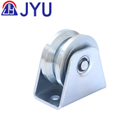 Industrial ISO Durable Acero Polea Rueda Puerta Gabinete Herrajes Sistema de rodillo de rueda inferior Insonorizado Fácil instalación