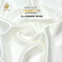 En gros En Stock lotus soie tissu brillant 6a grade tissu de soie 100% pur avec OEKO-TEX100 Certification