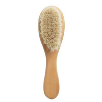 Professionnel Natura En Bois Extra Doux Poils Toilettage Bain Bébé Peigne À Cheveux et Brosse Brosse À Cheveux En Bois De Hêtre