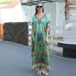 Femmes robes décontractées africain Dashiki dissimulation ethnique plage <span class=keywords><strong>Robe</strong></span> musulmane jupe bohème turc amérique vêtements <span class=keywords><strong>Robe</strong></span> droite - Product Image 5