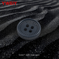 Kancing Jahit Resin 4 Lubang Multi Warna Tas YWEIY Resin Marmer Putih Solid Kancing Jahit Datar 4 Lubang untuk Pakaian Baju