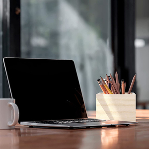 Hộp gỗ nhỏ hình vuông, kiểu thô mộc, dùng để đựng đồ, hộp thủ công, hộp đựng đồ trang sức bằng gỗ paulownia, không nắp - Product Image 4