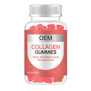 Integratore di Collagene Vegetariano in Caramelle Gommose con Biotina e Vitamina C per Migliorare l'Immunità e per Uso Adulto - Product Image 1