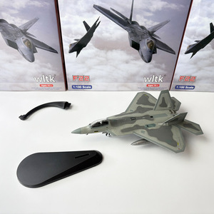 Modèle d'<span class=keywords><strong>avion</strong></span> de chasse furtif F22 F-22 <span class=keywords><strong>Raptor</strong></span> de l'armée américaine à l'échelle 1/100, en alliage, style militaire, jouet fini simulé, cadeau - Product Image 5