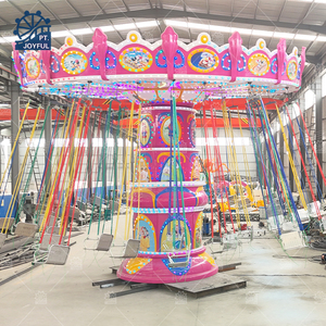 Projet d'appel d'offres du gouvernement 24 sièges en plein air carnaval monte des chaises volantes pour parc d'attractions balançoire rotative chaise volante à vendre - Product Image 4