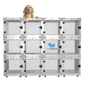 Caja para mascotas con ventana Visible multifunción veterinaria para perros pequeños, medianos y grandes, gatos, transpirable con cierre de botón, Banco de ventanas - Product Image 1