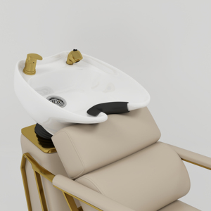 Sillón <span class=keywords><strong>de</strong></span> Peluquería Minimalista <span class=keywords><strong>de</strong></span> Lujo en Oro Blanco, Silla <span class=keywords><strong>de</strong></span> Estilismo <span class=keywords><strong>de</strong></span> Alta Gama para Muebles <span class=keywords><strong>de</strong></span> Salón <span class=keywords><strong>de</strong></span> Belleza, Solución Integral para Equipamiento <span class=keywords><strong>de</strong></span> Salón - Product Image 4