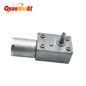 QuanWeiDZ 370 Dc Brushless <b>Worm</b> <b>Gear</b> Reducer Motor 32mm Frame High Torque Self Locking Function - Product Image 2