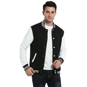 Best Quality <b>Men's</b> Wool Varsity Jacket with Front Logo Breathable & Quick Dry Winter Casual <b>Men</b> Varsity Jacket - Product Image 1