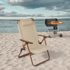 Chaise de jardin pliable portable de qualité, très vendue, pour le camping et les activités de plein air - Product Image 4