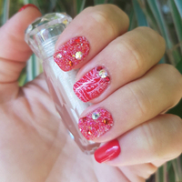 Bouteille de micro-perles en verre 3D pour nail art, 27 couleurs, strass en cristal brillant, été, 6g