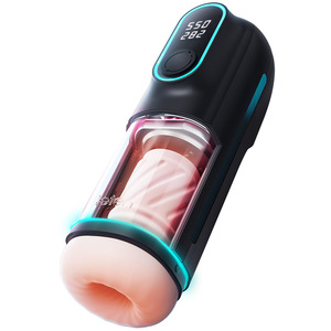 <span class=keywords><strong>Masturbador</strong></span> <span class=keywords><strong>Leten</strong></span> Thunderstorm de Alta Velocidad con Movimiento de Empuje, Retráctil, con Sonido, Calefacción y Pantalla LCD, Juguete Sexual para Adultos, Caja de 9 Piezas - Product Image 3