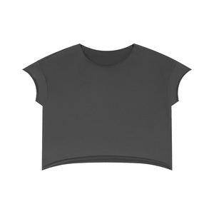 เสื้อยืดสตรีทแวร์วินเทจสำหรับผู้ชาย ผ้าฝ้าย แขนสั้น ทรงโอเวอร์ไซส์ สีดำ ทรงสี่เหลี่ยม เหมาะสำหรับเสื้อยืดเปล่า - Product Image 2