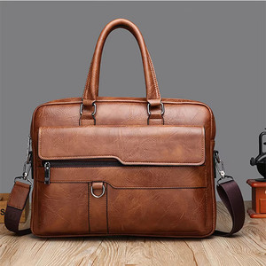 2024 Tùy Chỉnh Sang Trọng PU Da Kinh Doanh Túi Xách Chất Lượng Máy Tính Xách Tay Túi Da Thời Trang Máy Tính Xách Tay Túi Cho Người Đàn Ông Kinh Doanh Sử Dụng - Product Image 1