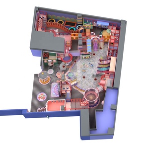 Custom Lovely Baby Climbing Jump Slides Gym Toys Net Rope Softplay per la stanza dei giochi del bambino - Product Image 2