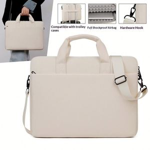 Polyester Cross-border Laptop <b>Bag</b> Shockproof Airbag Super Lightweight for Business Commuting Crossbody Briefcase Logo Printing - Product Image 2