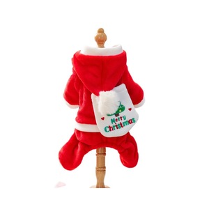 Pet clothes, dog and cat clothes, <b>Christmas</b> gift sets, four-legged transformation outfits, fleece-lined and thickened clothing, - Product Image 4