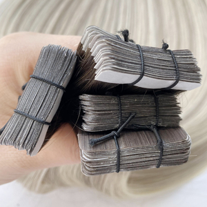 Extension per capelli Genius Tape a doppia trama con cuticole allineate, in capelli vergini, vestibilità confortevole, vendita calda dalla fabbrica - Product Image 1