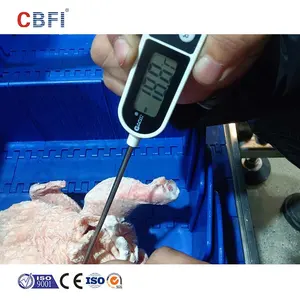 China High Efficiency Salt Baked Chicken Spiral Quick Freezer IQF