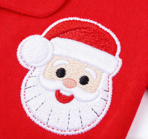 Combinaison de Noël personnalisée 2026 pour bébé, rouge, avec rabat pour les fesses, tenue de Noël assortie pour la sortie de maternité, <span class=keywords><strong>pyjama</strong></span> pour tout-petits filles - Product Image 4