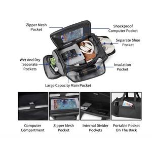 Bolsa de Gimnasio Grande Personalizada de 45L, Bolsa Deportiva Tipo Duffel para Hombres y Mujeres, Bolsa de Viaje para Fin de Semana, Bolsa de Mano con Compartimento para Zapatos - Product Image 3