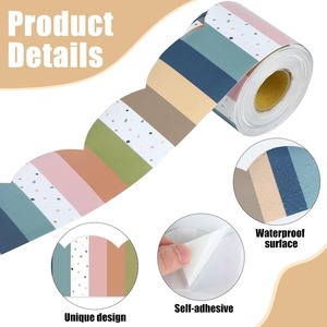 10M/Rollo de Adhesivos Decorativos Independientes para Fiestas, Borde Autoadhesivo para Tableros de Anuncios, Suministros para Aulas, Oficinas y Fiestas - Product Image 3