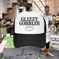 Casquettes de camionneur amusantes Glizzy Gobbler pour femmes avec humour pervers pour adultes - Maille réglable Crazy &amp;   Designs Inadaptés et Extravagants