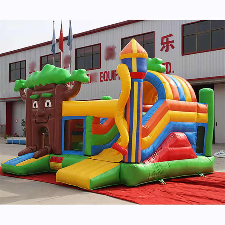 2025 Factory Direct High Quality PVC Jump House Inflatable Bouncer Bungee Run Basketball Hoop Toss Game with Blower Accessory