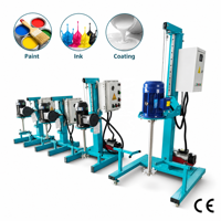 Dissolvant industriel à haute vitesse DZJX pour pâte pigmentaire avec raclette et chemise de refroidissement, mélangeur haute efficacité