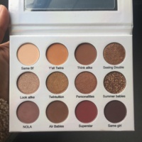 Palette de Maquillage DIY Luxe à Haute Pigmentation, Ombre à Paupières Personnalisable avec Logo, Sans Cruauté Animale, Nude