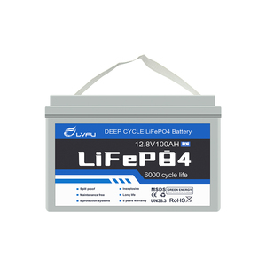Batería LiFePO4 12V 200Ah LFD12100 de LVFU, Precio de Fábrica, OEM/ODM, 6000 Ciclos para Sistema Solar 24V 5kW 10kW - Product Image 1