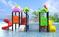 Équipement de parc d'attractions en plein air, parc aquatique, toboggan aquatique amusant pour enfants